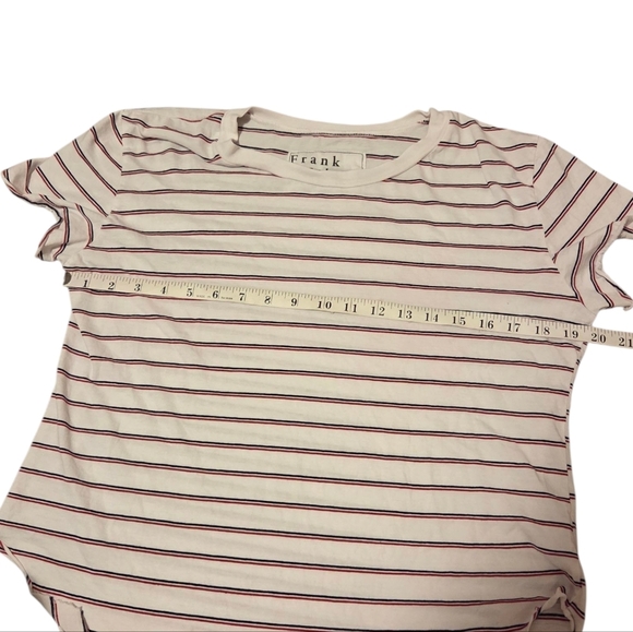 Frank & Eileen Tee Lab Vintage T-shirt Red White Blue Cotton Short Sleeve Medium - Picture 4 of 7